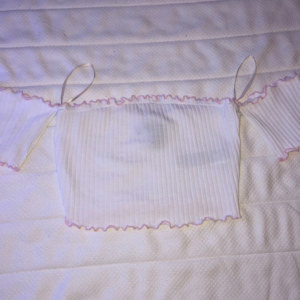 White Crop Top